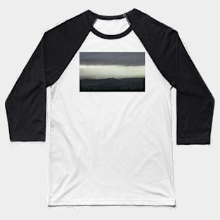 Rainy Scottish Landscape Baseball T-Shirt